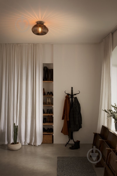 Светильник Ledvance Carved Pumpkin 1x60 Вт E27 серый дымчатый - фото 5 Светильник Ledvance Carved Pumpkin 1x60 Вт E27 серый дымчатый - фото 5