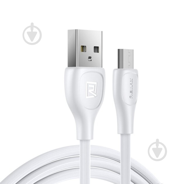 Кабель Remax USB A - Micro B Lesu Pro RC-160m 2.1A 1 м white - фото 1 Кабель Remax USB A - Micro B Lesu Pro RC-160m 2.1A 1 м white - фото 1