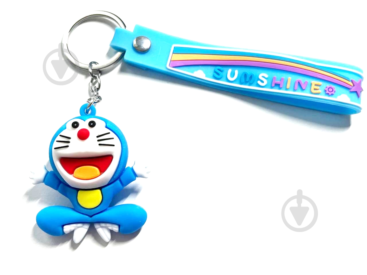 Брелок для ключей Disney Дораэмон голубой - фото 1