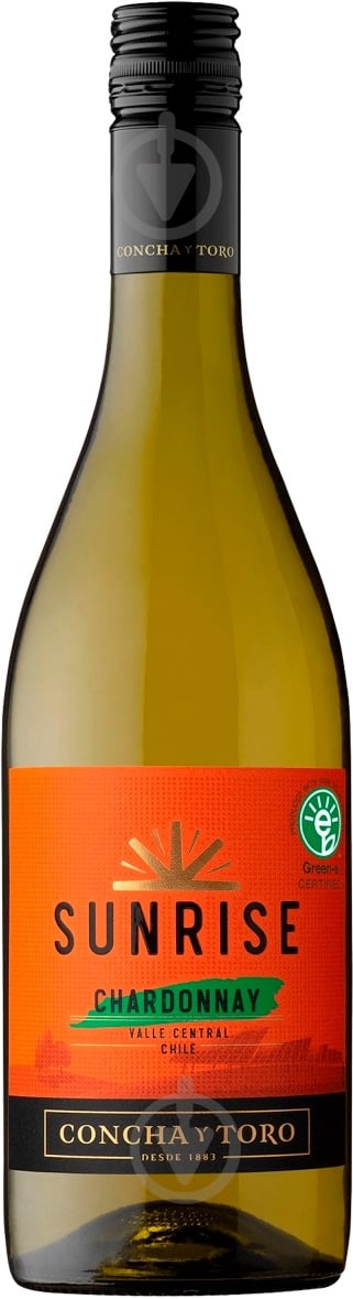 Вино Sunrise Chardonnay белое сухое 0,75 л - фото 1