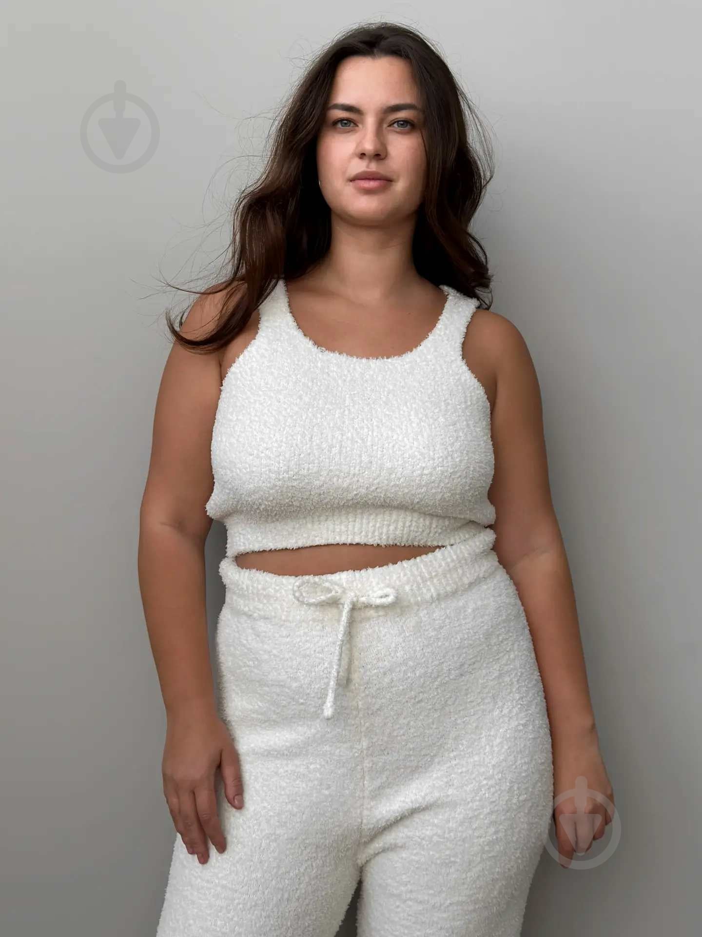 Топ вязаный MISO Soft р. onesize (S/L) белый - фото 2 Топ вязаный MISO Soft р. onesize (S/L) белый - фото 2
