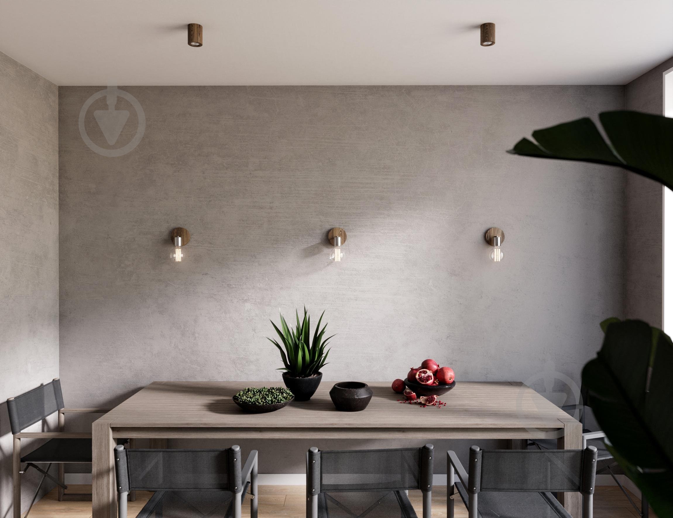 Светильник точечный Iterna Ceiling LW007 35 Вт GU5.3 дерево темное - фото 5