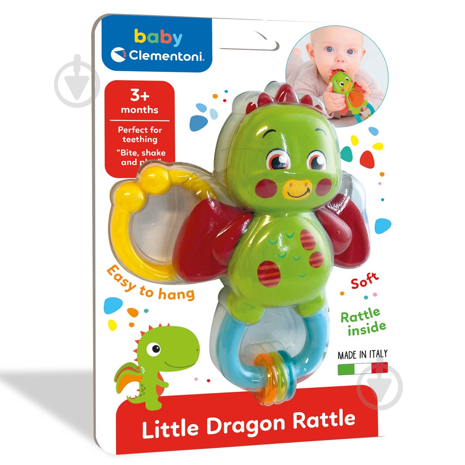 Погремушка Clementoni "Little Dragon" 17779 - фото 4