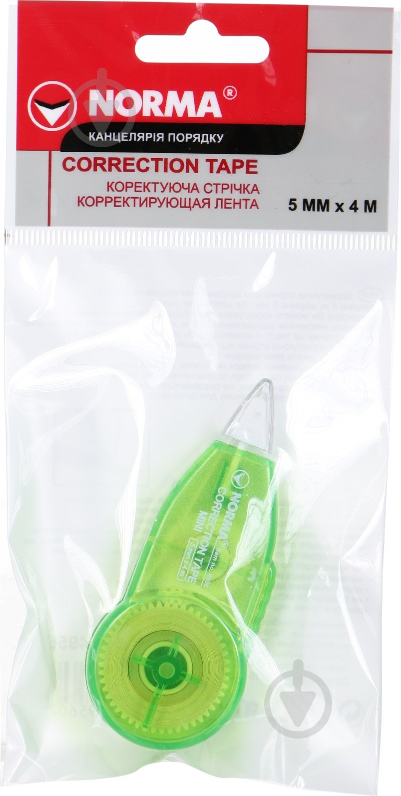 Корректор ленточный NORMA 5х4 мм - фото 2 Корректор ленточный NORMA 5х4 мм - фото 2