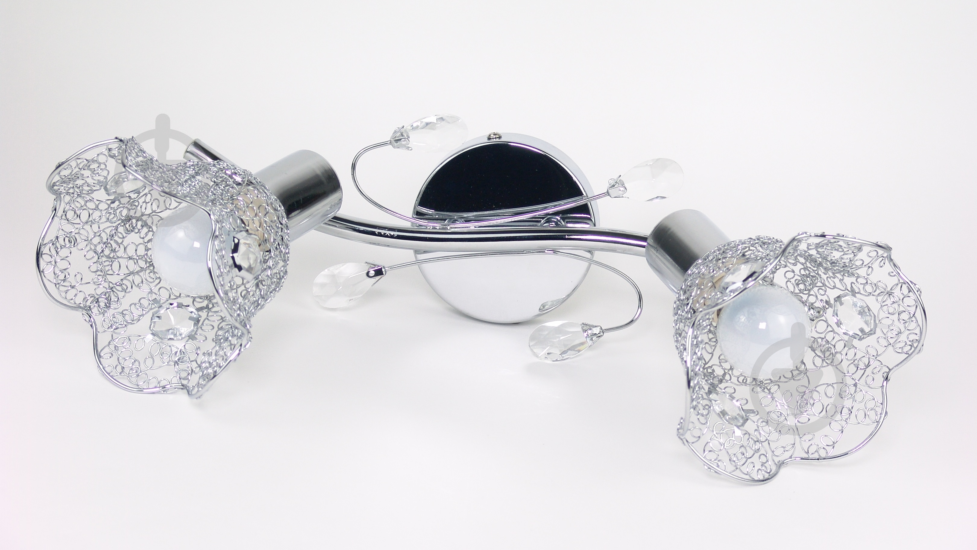 Спот Интеркласс НББ 01-2хХХ-078 2x40 Вт E14 хром - фото 1