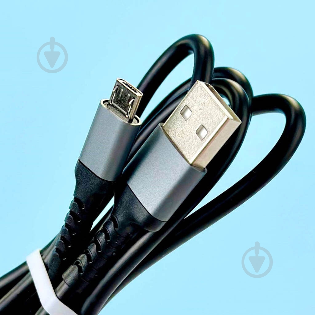 Кабель Remax USB A - Micro B Kayla RC-C008m 1 м black - фото 2