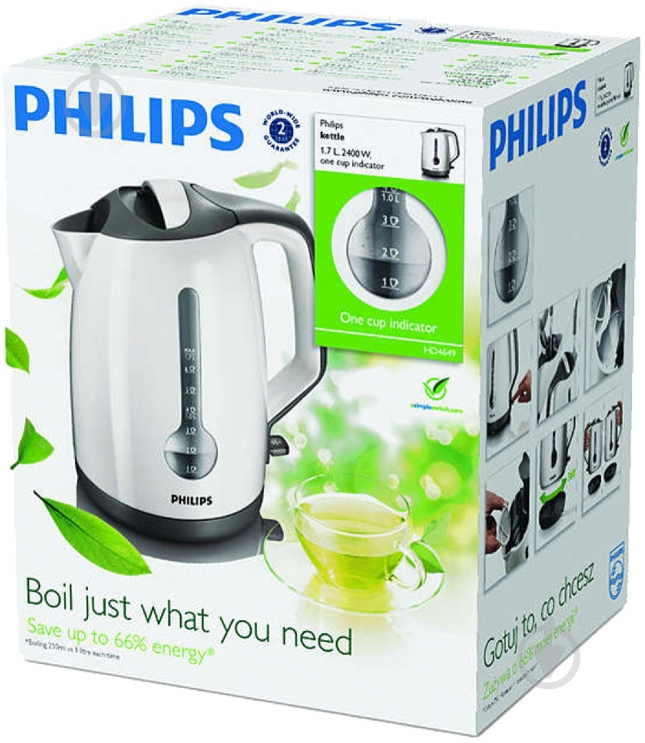 Електрочайник Philips HD4649/55 - фото 2