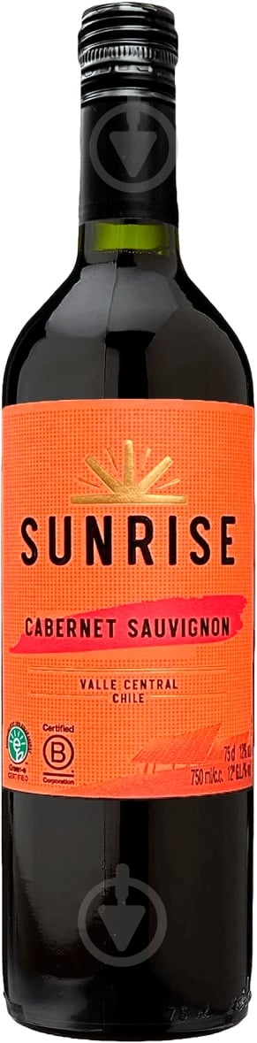 Вино Sunrise Cabernet Sauvignon червоне сухе 0,75 л - фото 1