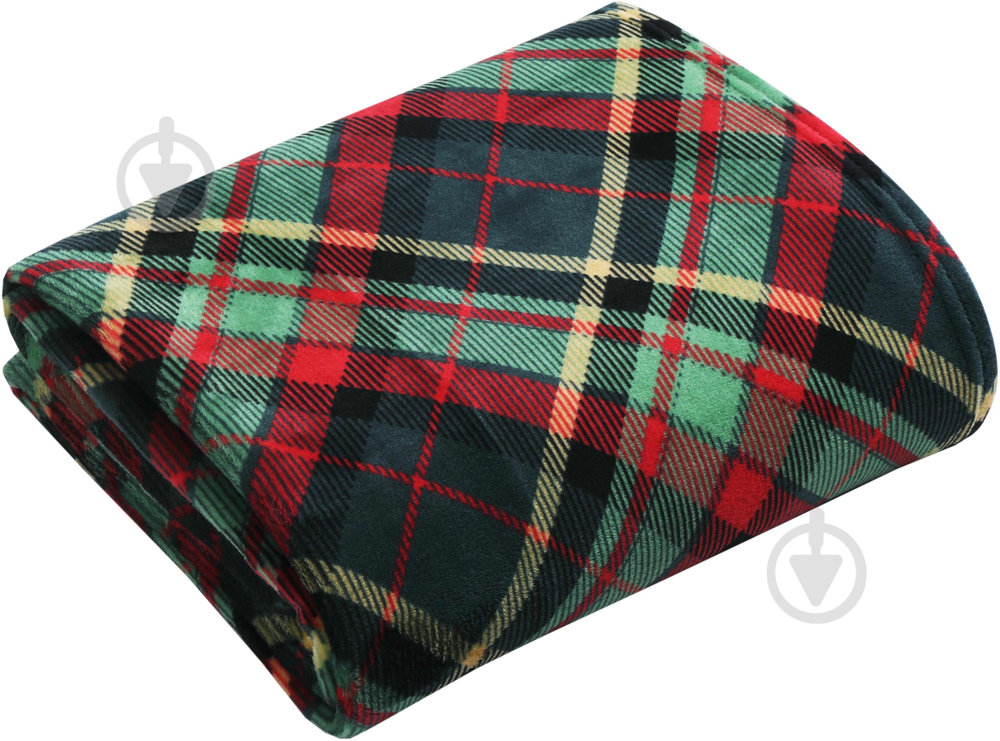 Набір Gift Green Mesh плед і шкарпетки 150x200 см зелений La Nuit - фото 3