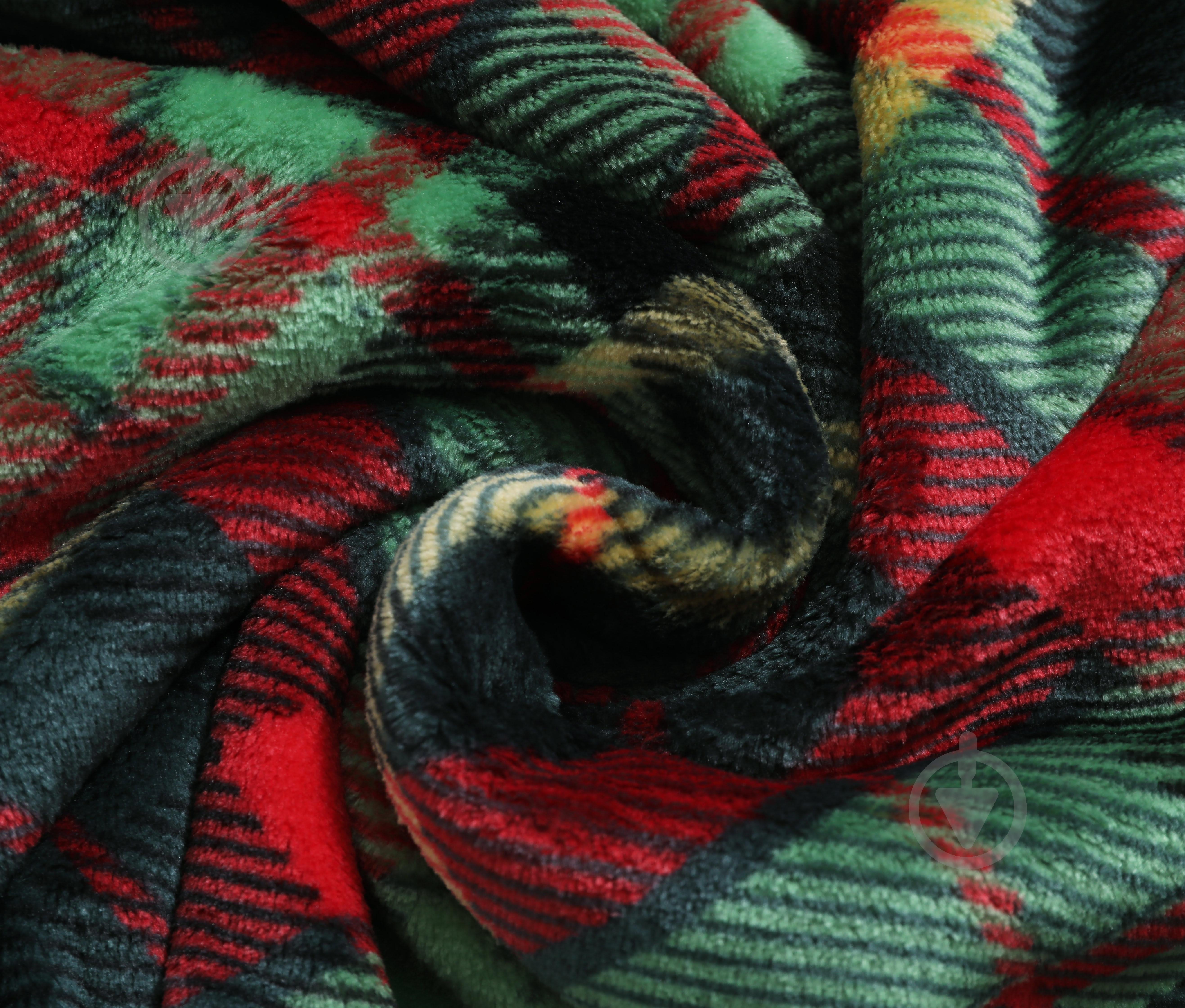 Набір Gift Green Mesh плед і шкарпетки 150x200 см зелений La Nuit - фото 4