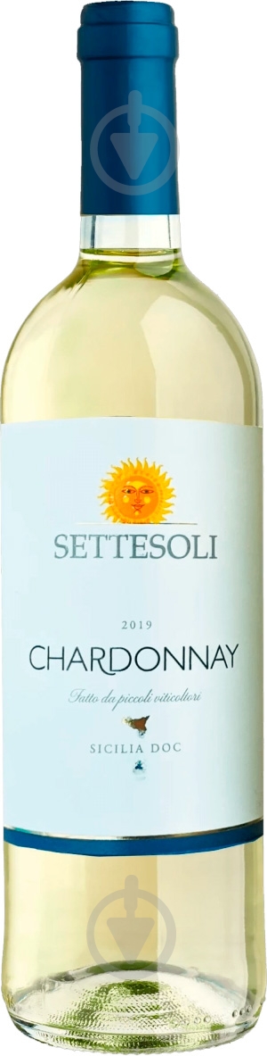 Вино Settesoli Chardonnay Settesoli белое сухое 0,75 л - фото 1 Вино Settesoli Chardonnay Settesoli белое сухое 0,75 л - фото 1