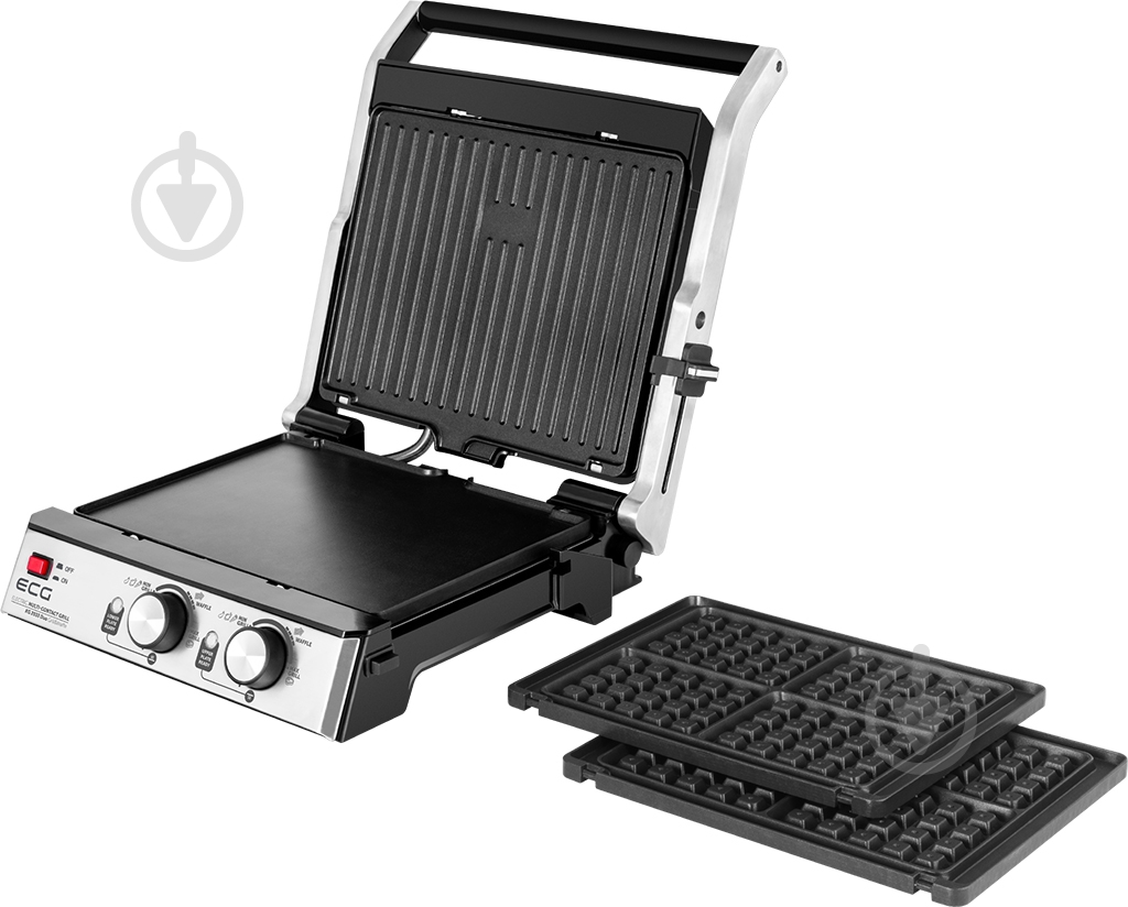 Вафельница-гриль ECG KG 2033 Duo Grill & Waffle - фото 14