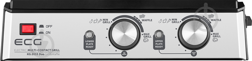 Вафельница-гриль ECG KG 2033 Duo Grill & Waffle - фото 23