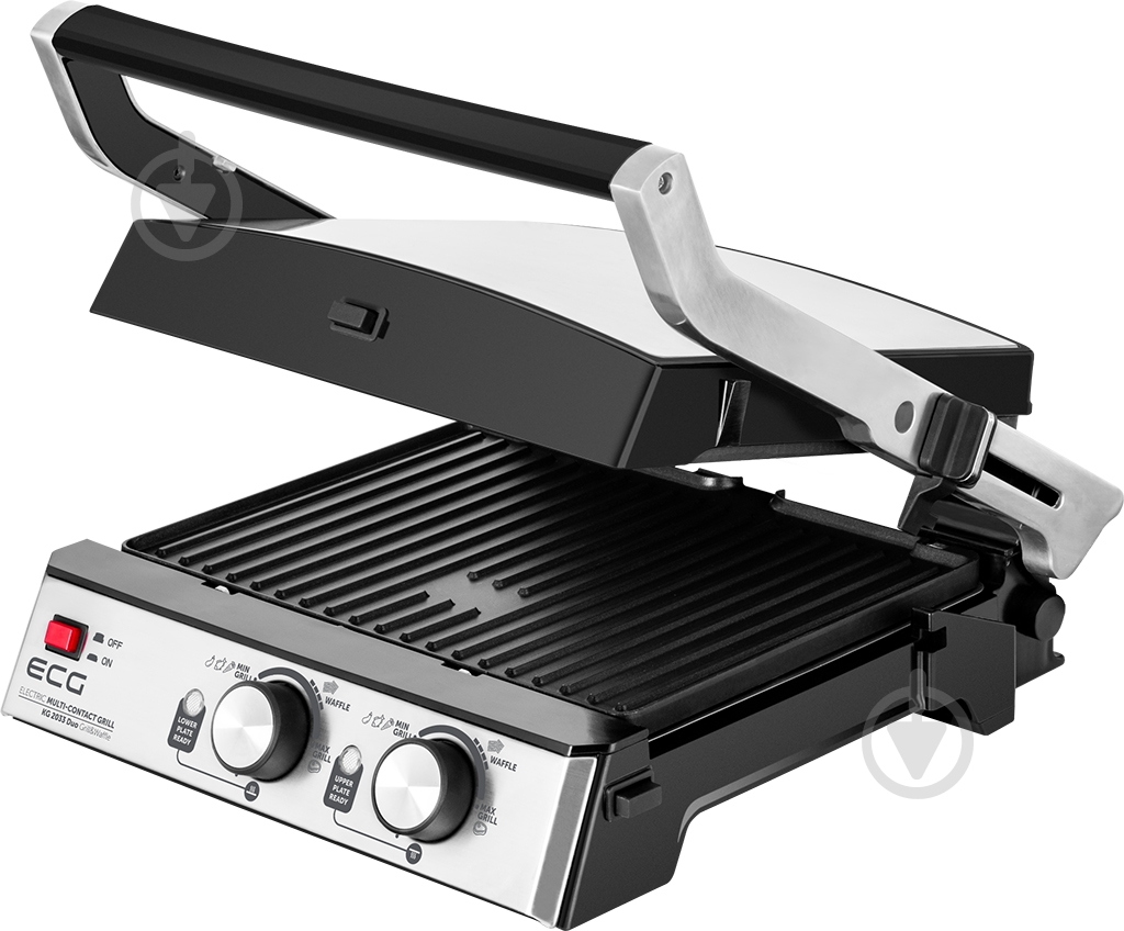 Вафельница-гриль ECG KG 2033 Duo Grill & Waffle - фото 6
