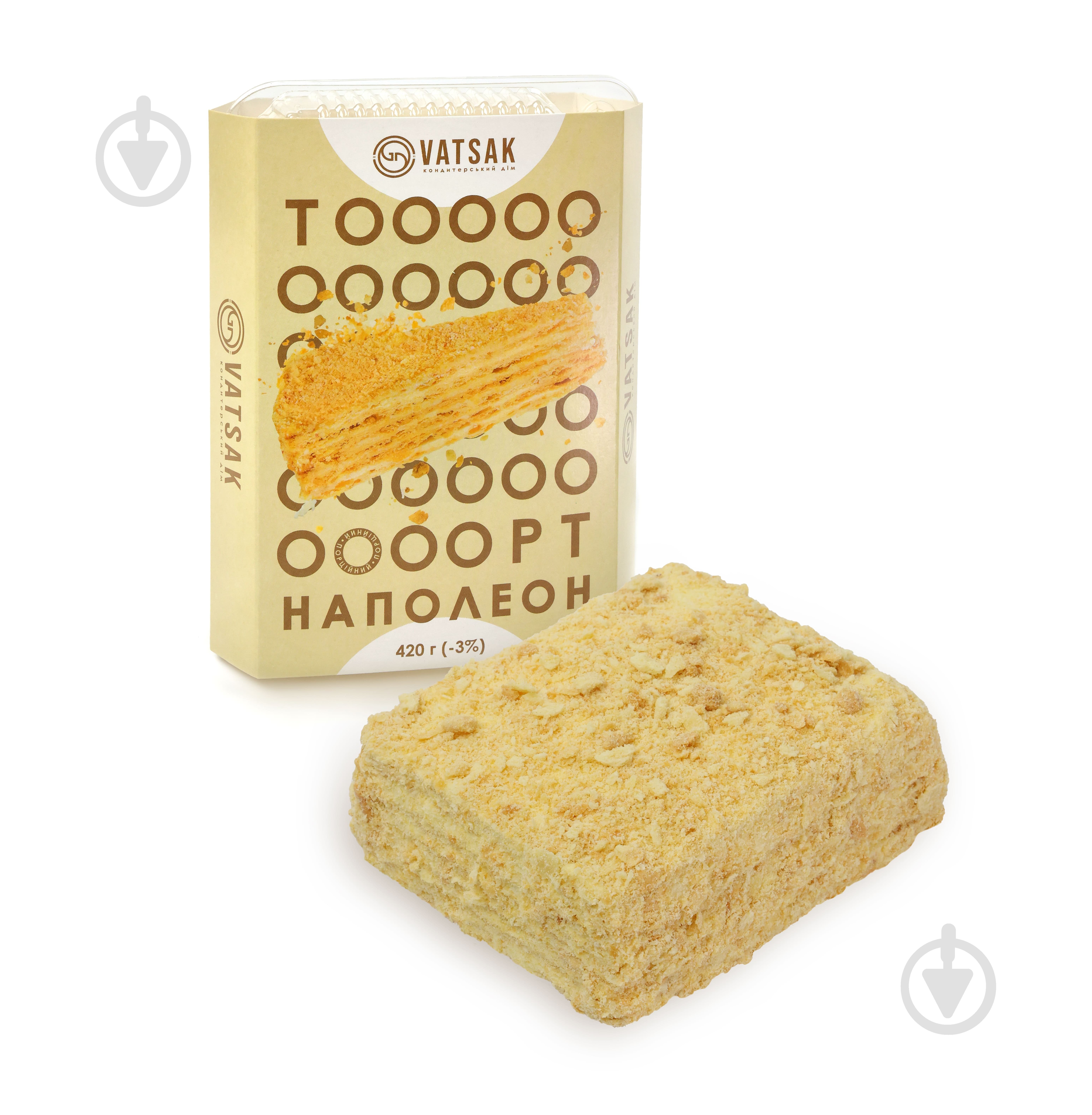 Торт ВАЦАК ТОРТ «НАПОЛЕОН» - фото 1 Торт ВАЦАК ТОРТ «НАПОЛЕОН» - фото 1