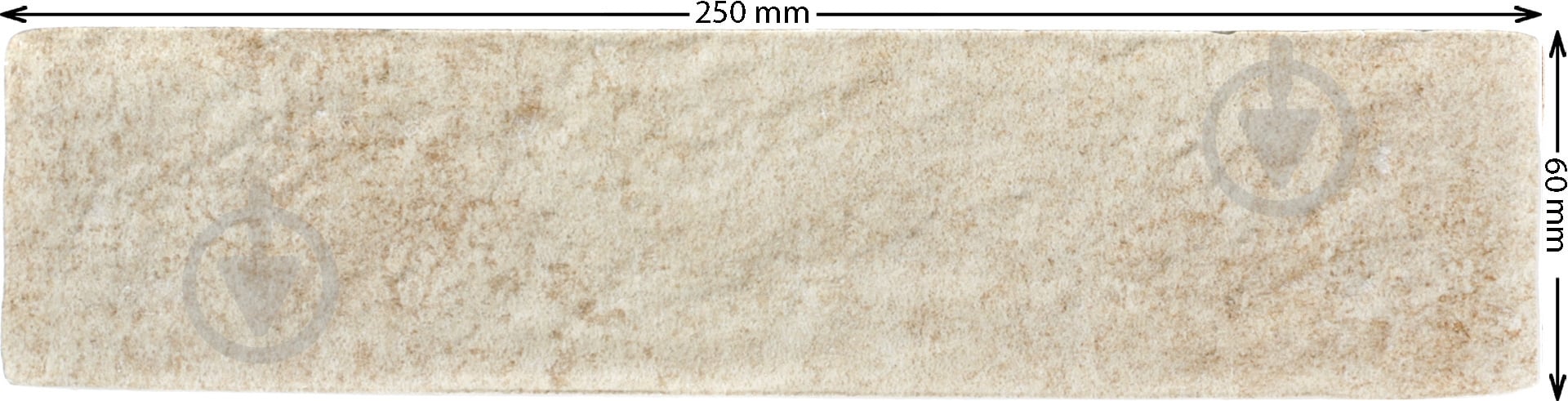 Плитка Golden Tile BrickStyle London cream 30Г020 6x25 см - фото 3