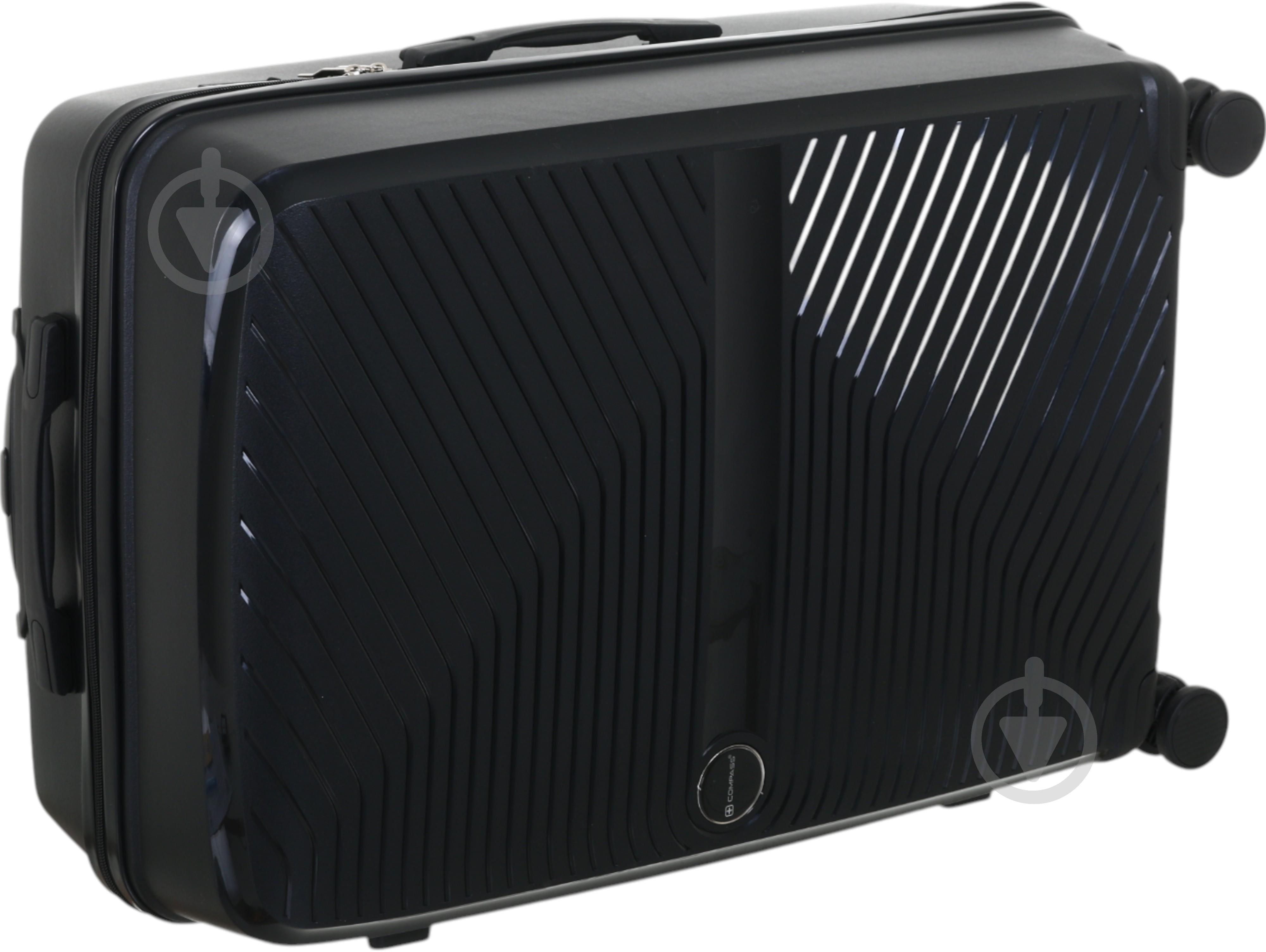 Чемодан Compass PP-849 L черный - фото 6