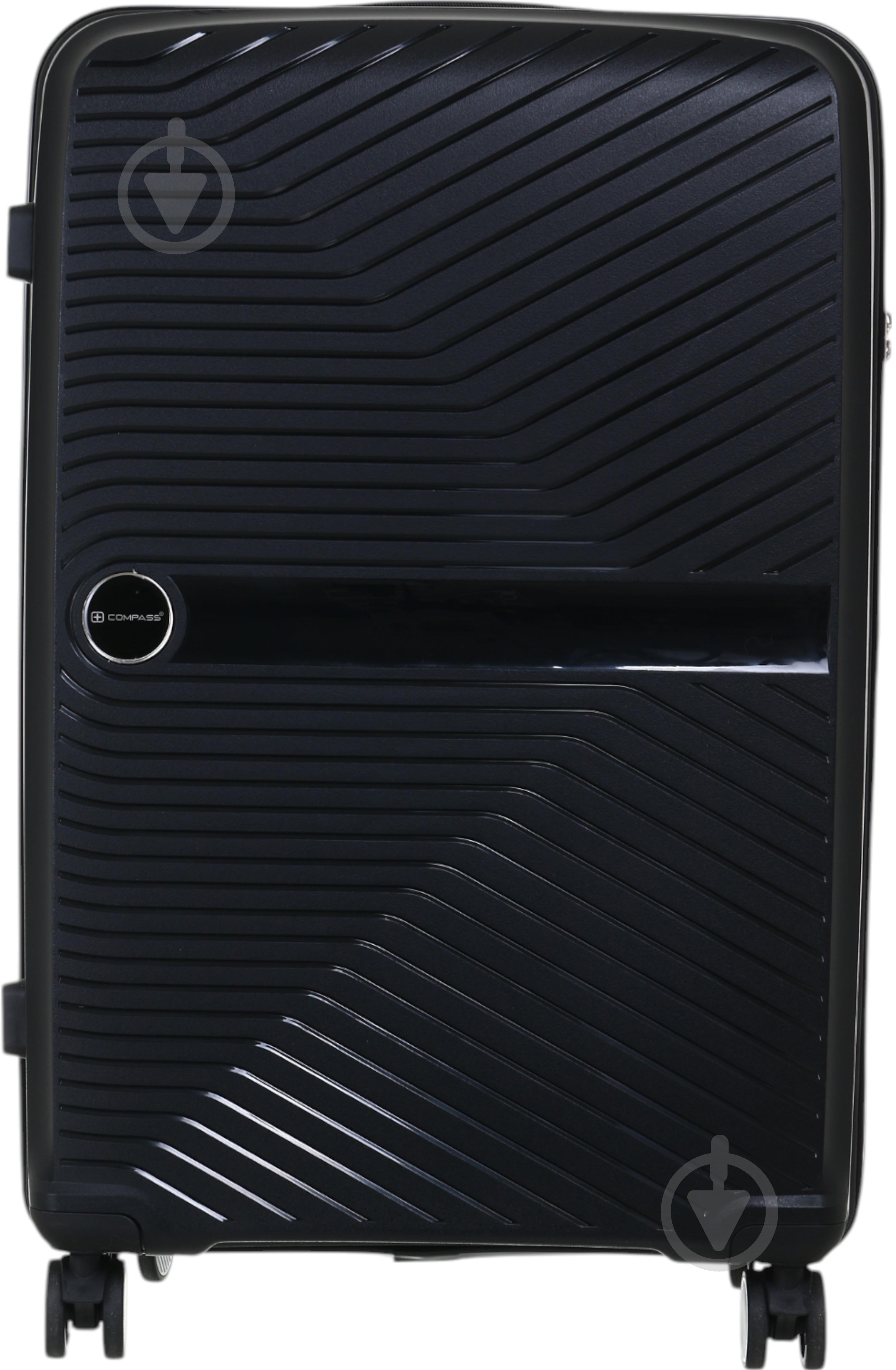 Чемодан Compass PP-849 L черный - фото 1