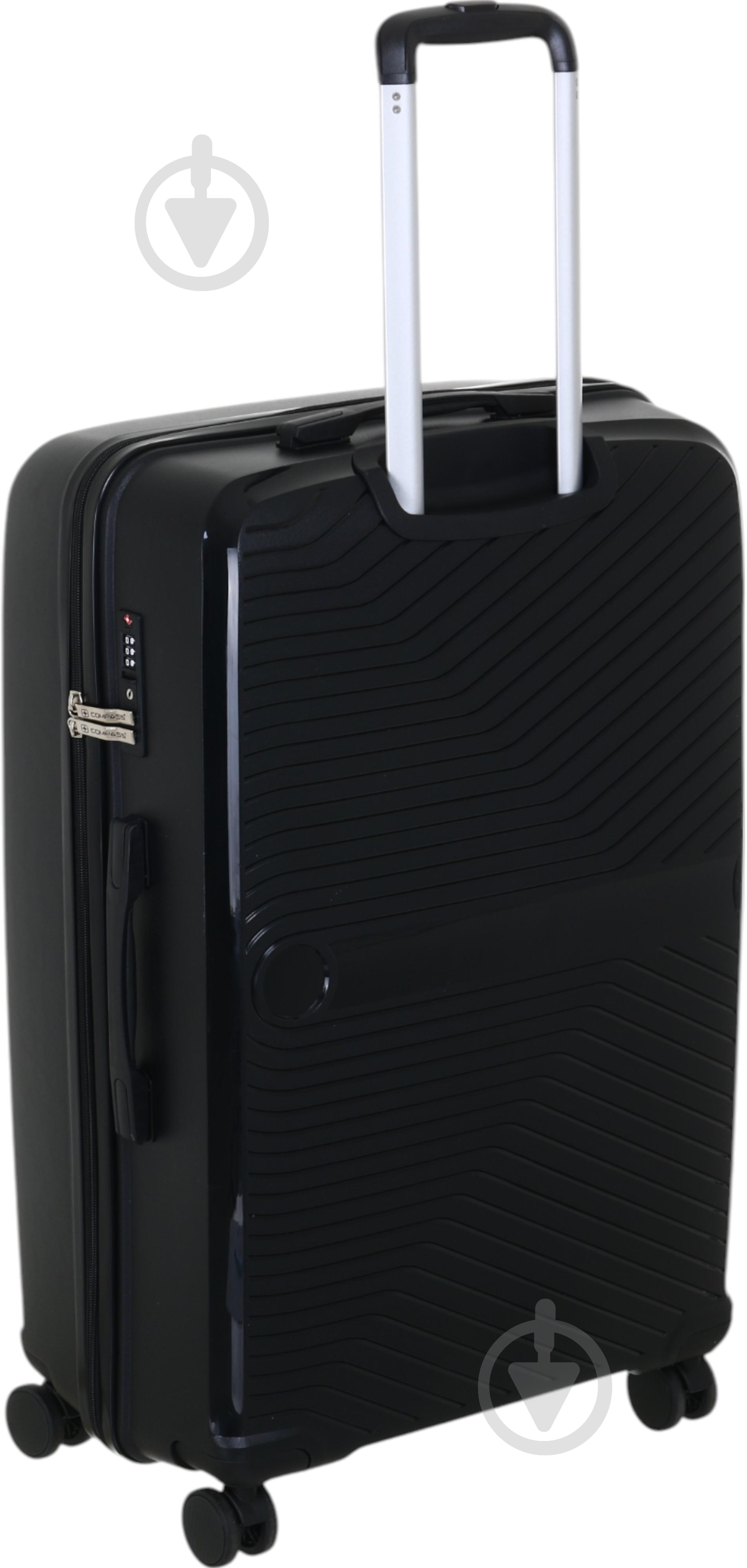 Чемодан Compass PP-849 L черный - фото 5