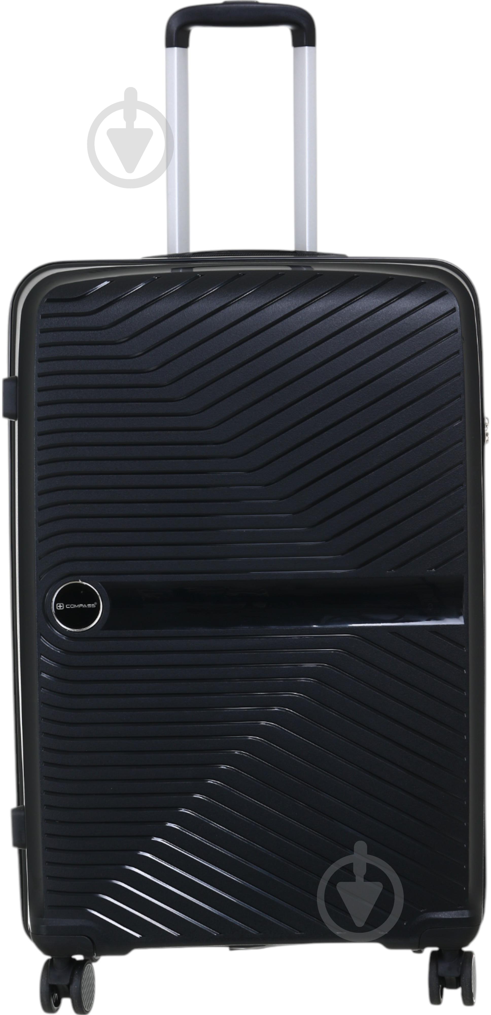 Чемодан Compass PP-849 L черный - фото 2