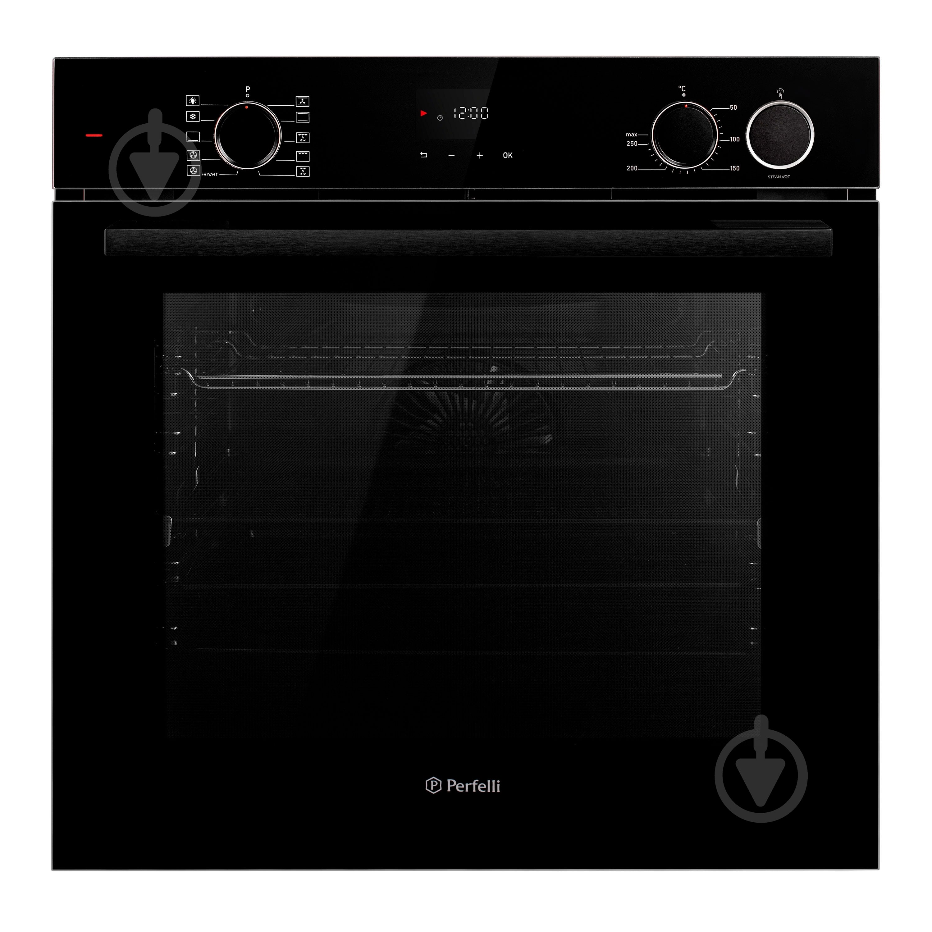 Духовой шкаф Perfelli DIAMOND 6D10NS NERO электрический встраиваемый - фото 1