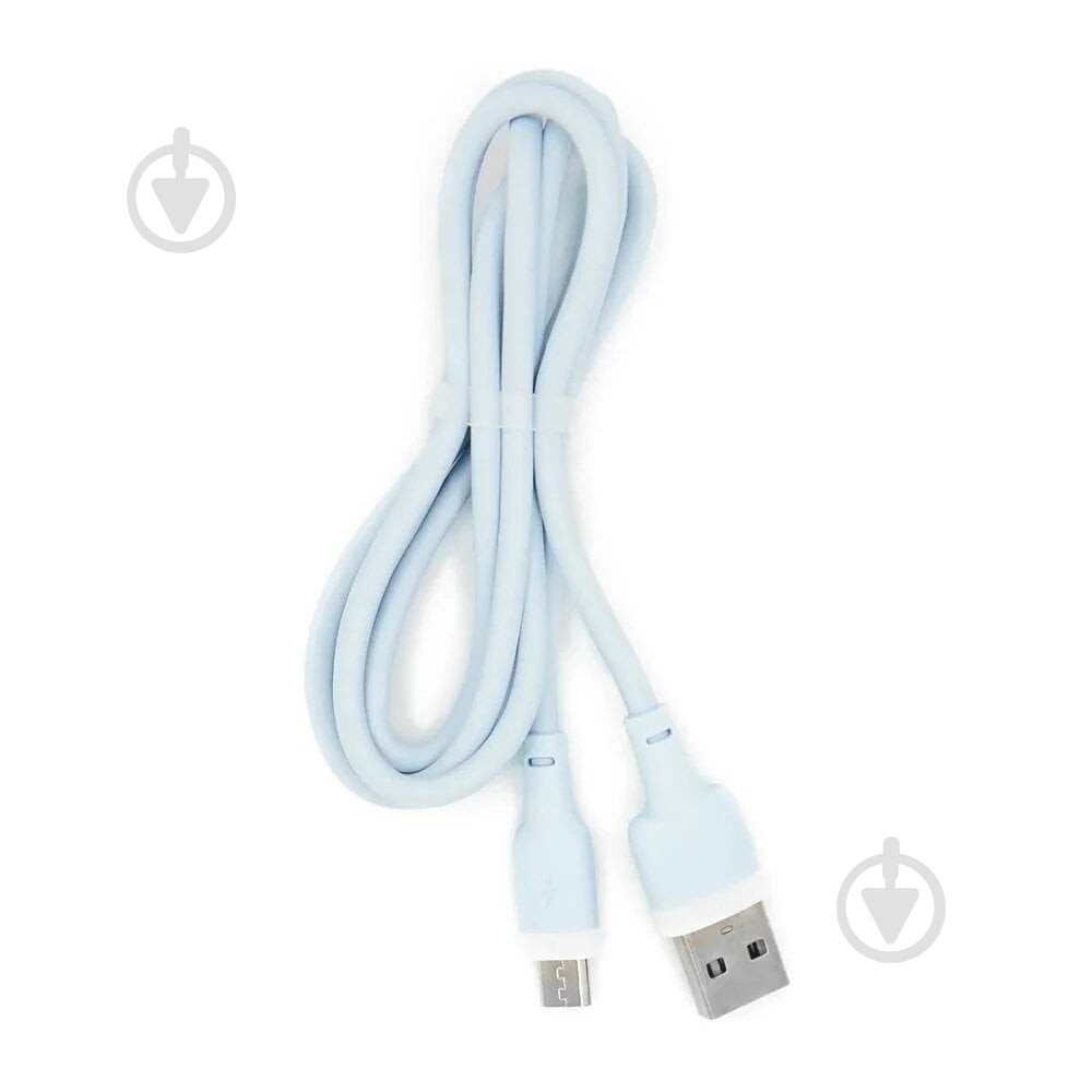 Кабель Xo USB A - Micro B NB208 1 м Blue - фото 2 Кабель Xo USB A - Micro B NB208 1 м Blue - фото 2