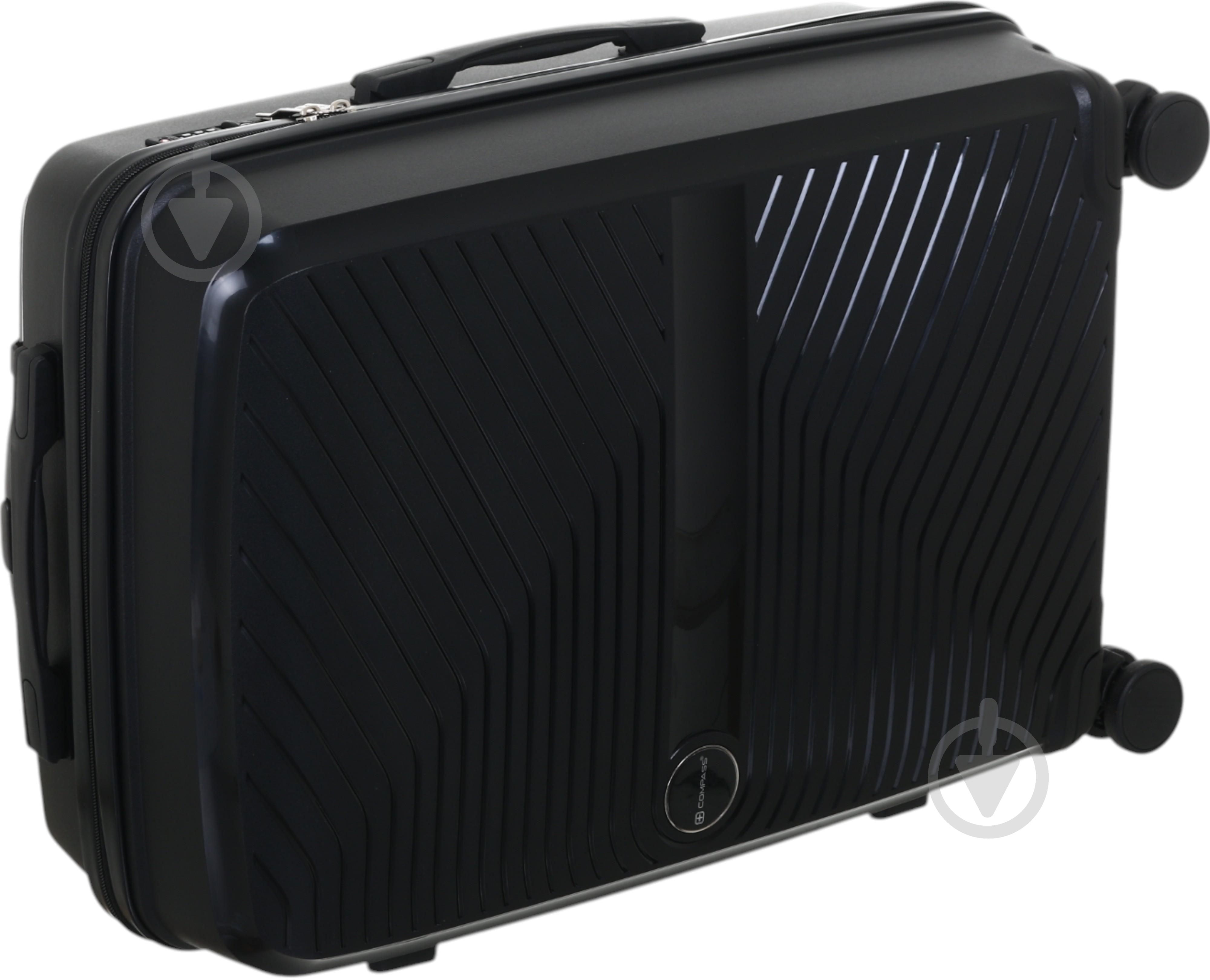 Чемодан Compass PP-849 M черный - фото 6
