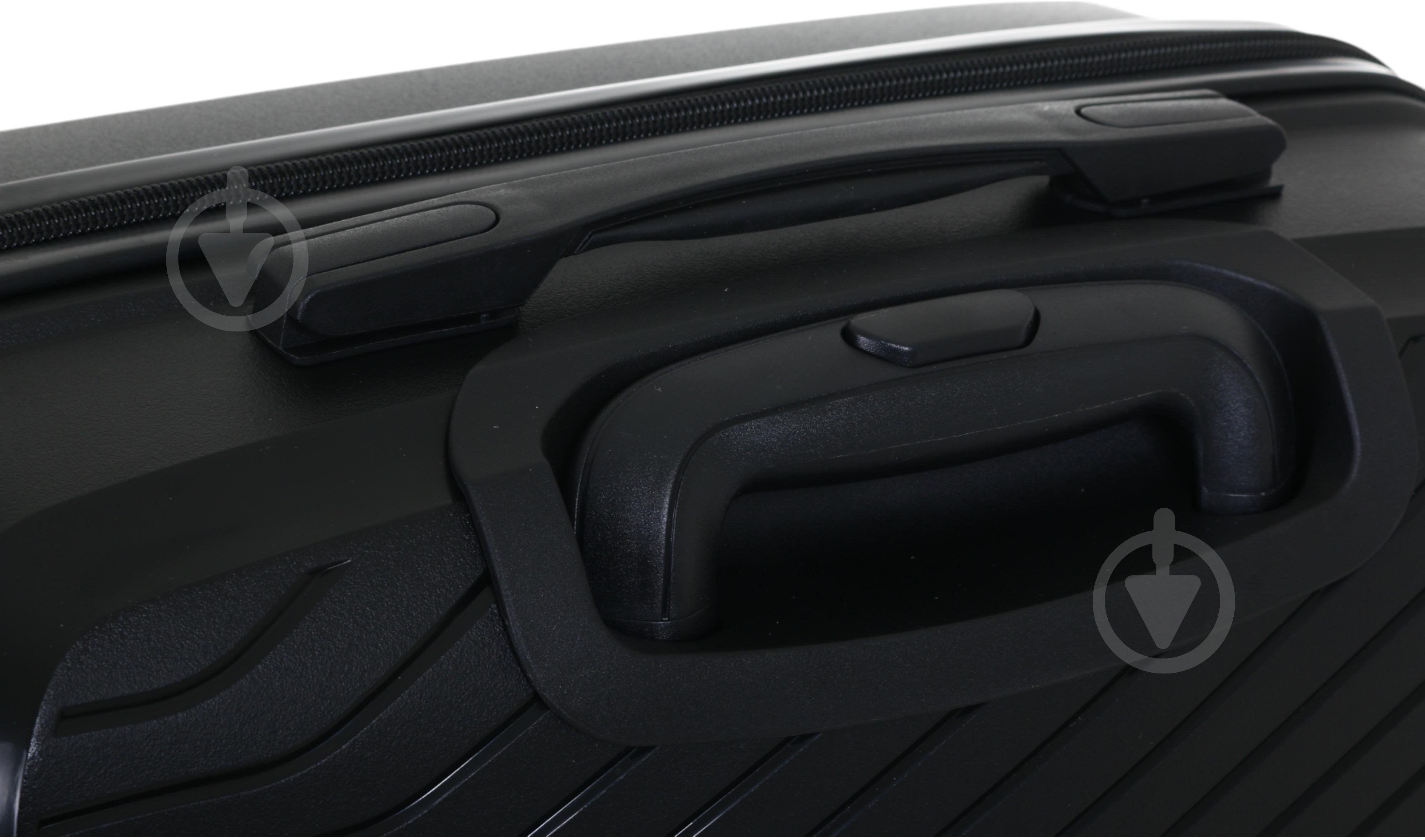 Чемодан Compass PP-849 M черный - фото 9