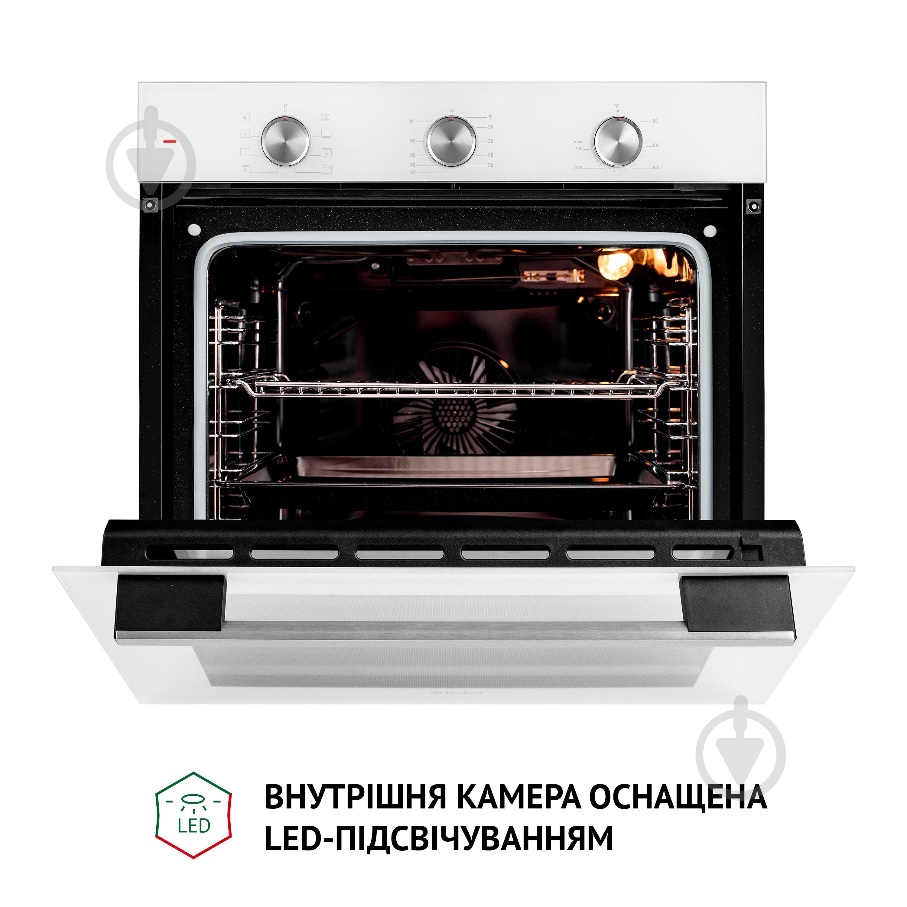 Духова шафа Perfelli DIAMOND 6M8L BIANCO електрична вбудовувана - фото 11