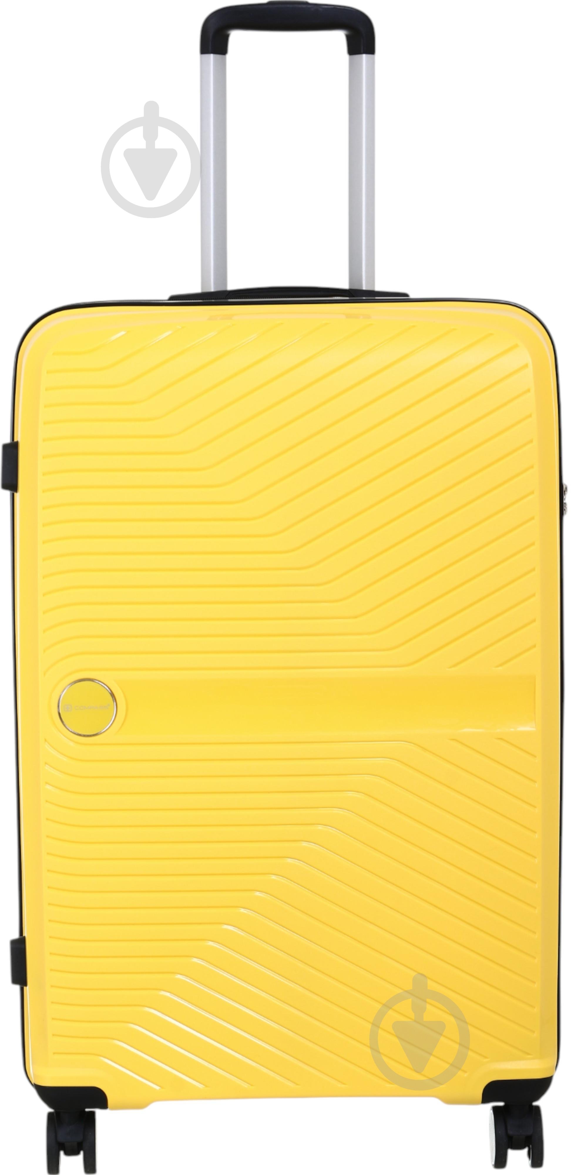 Чемодан Compass PP-849 L желтый - фото 2 Чемодан Compass PP-849 L желтый - фото 2