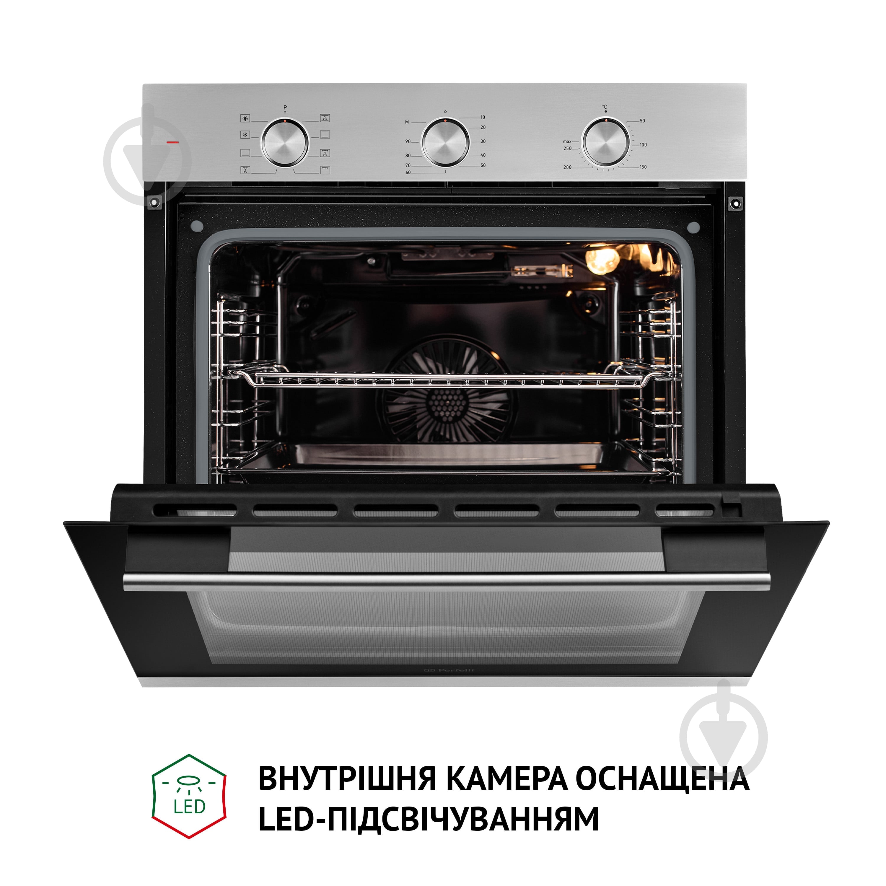 Духова шафа Perfelli DIAMOND 6M8L INOX електрична вбудовувана — фото 11