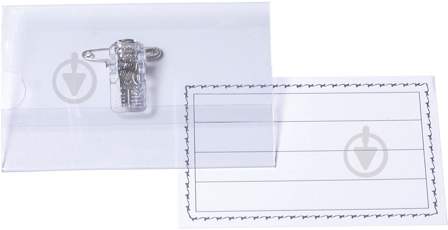 Набор бейджей 90x55 мм 50 шт. E41401 Economix - фото 1