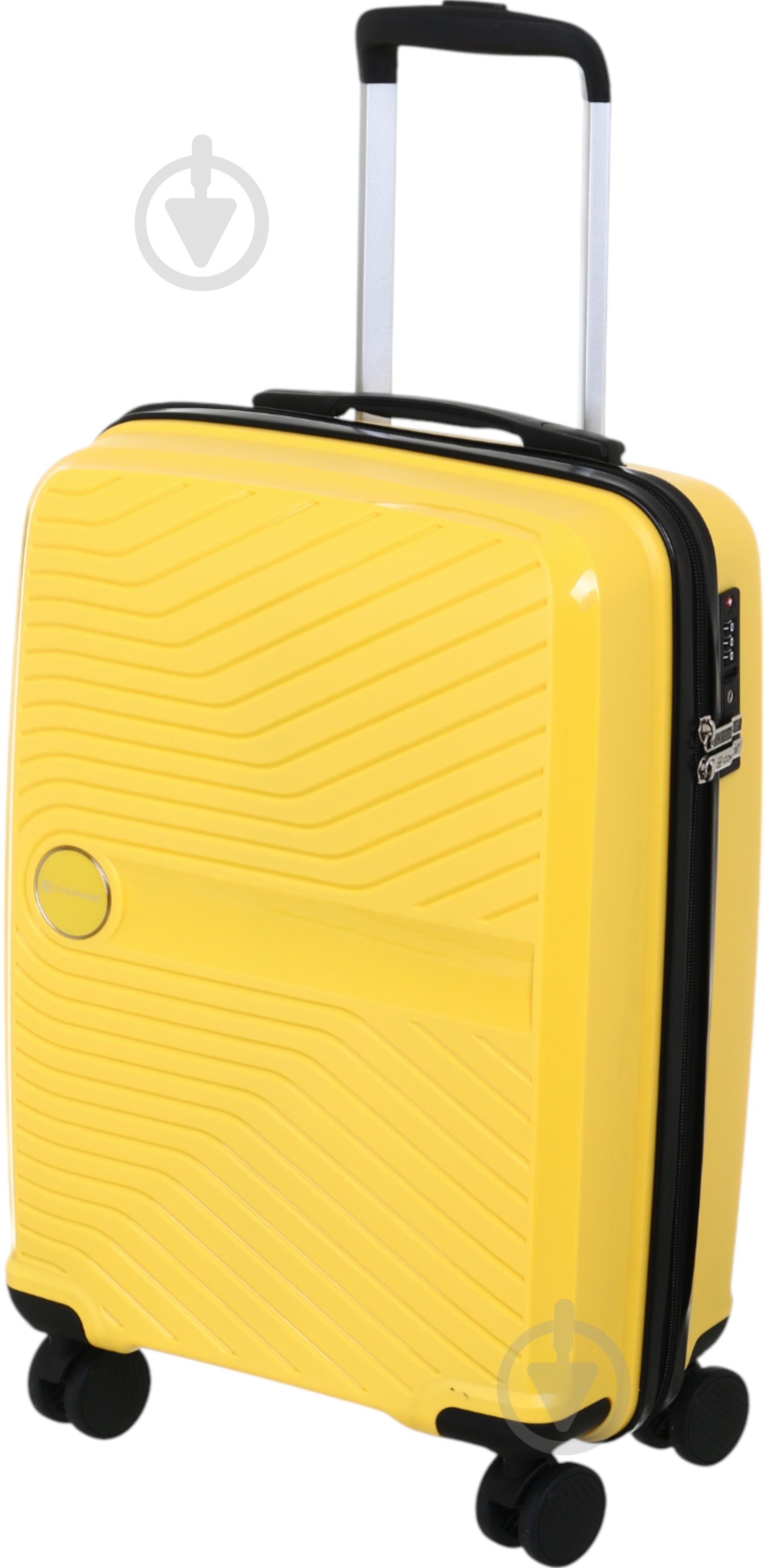 Чемодан Compass PP-849 S желтый - фото 4 Чемодан Compass PP-849 S желтый - фото 4