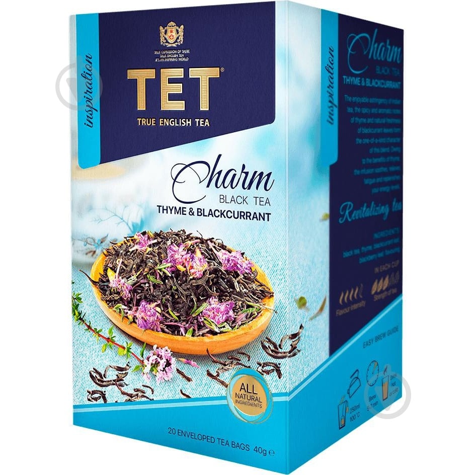 Чай чорний ТЕТ байховий Charm 20 шт. - фото 1