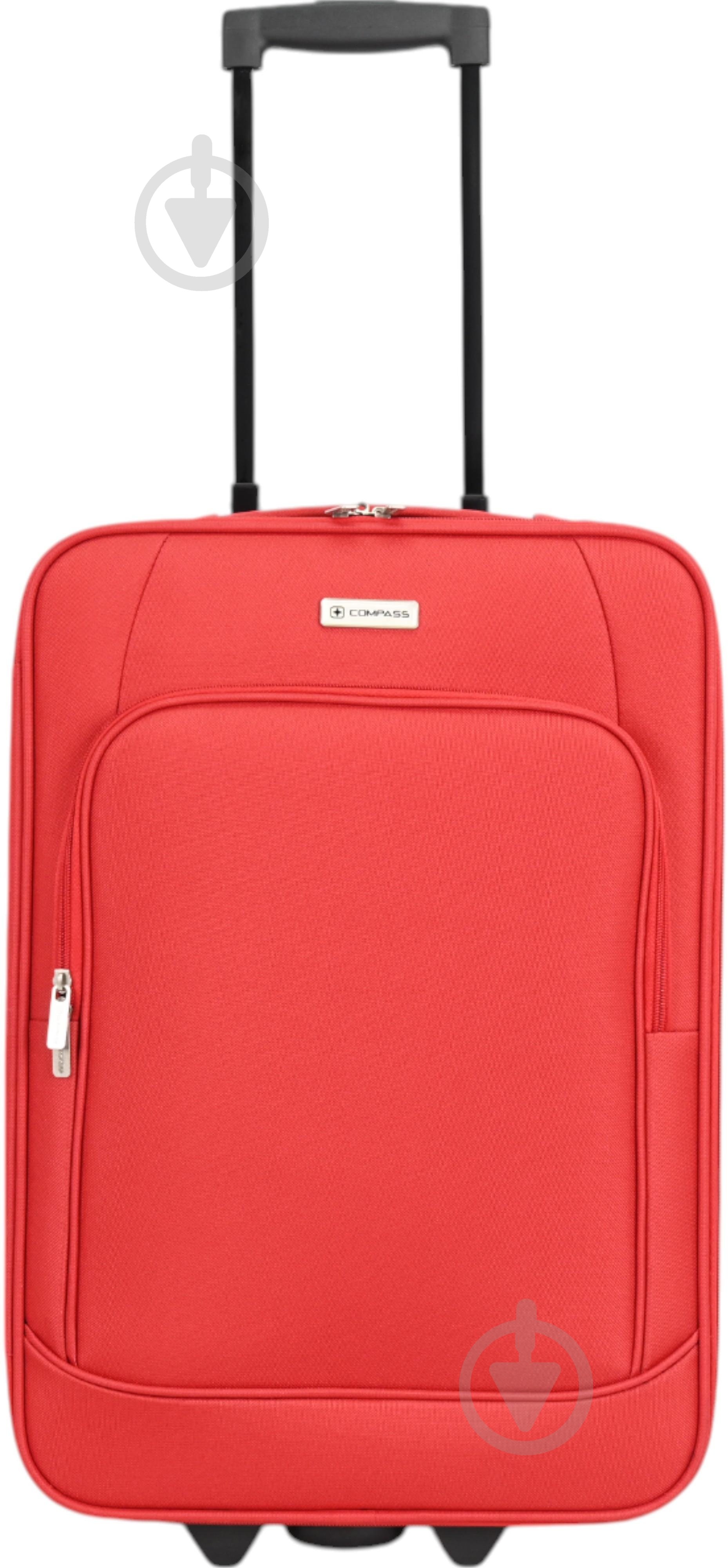 Валіза Compass MS-2502 30 л червоний 36x20x54 см S - фото 1