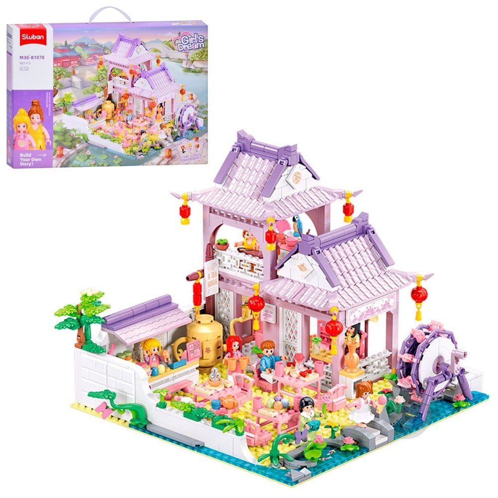 Конструктор Sluban Чайный дом M38-B1078 - фото 1
