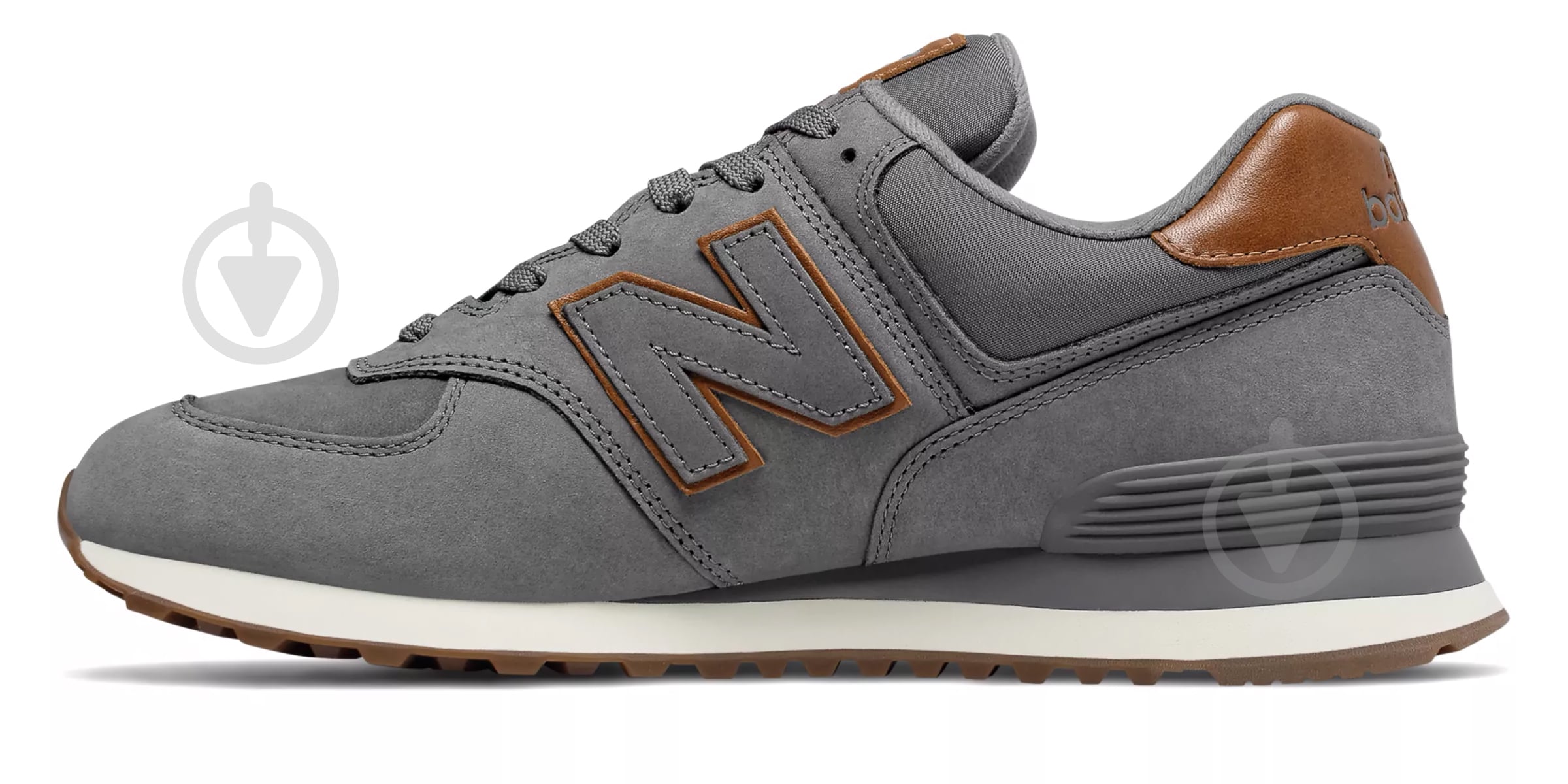 Кросівки чоловічі зимові New Balance ML574NBA р.44 сірі - фото 2