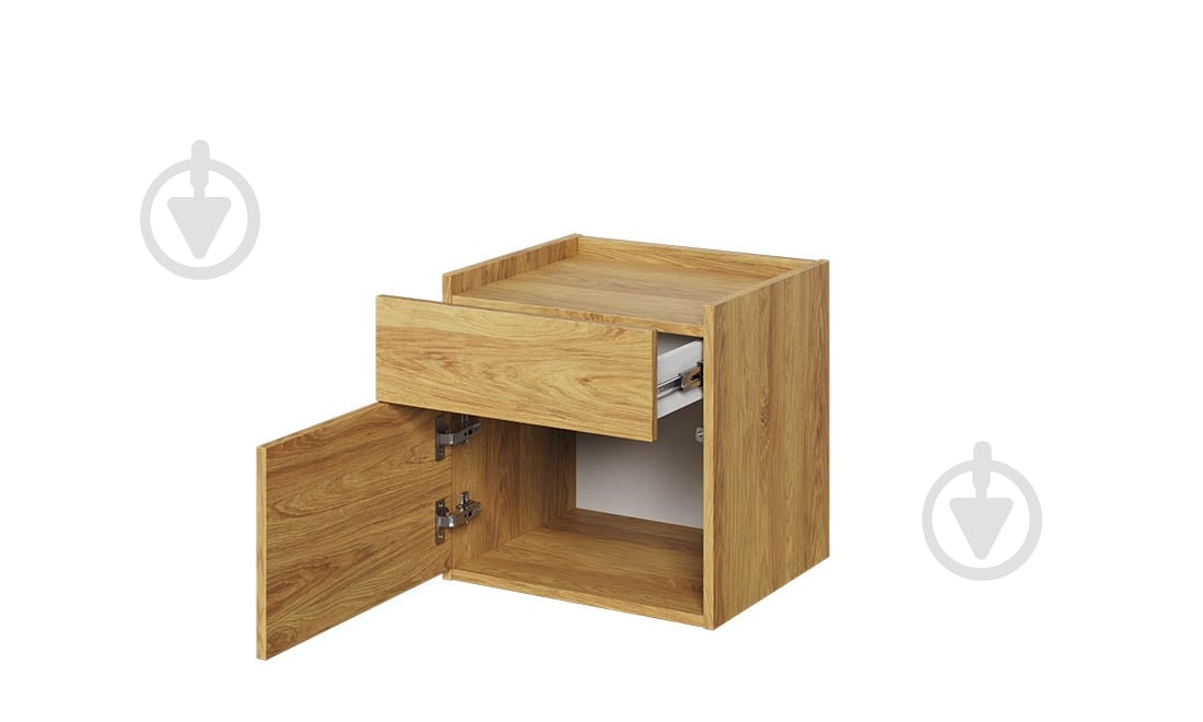 Тумба приліжкова FRISCO Тін Флекс 450x450x400 мм гікорі натуральний - фото 2 Тумба приліжкова FRISCO Тін Флекс 450x450x400 мм гікорі натуральний - фото 2