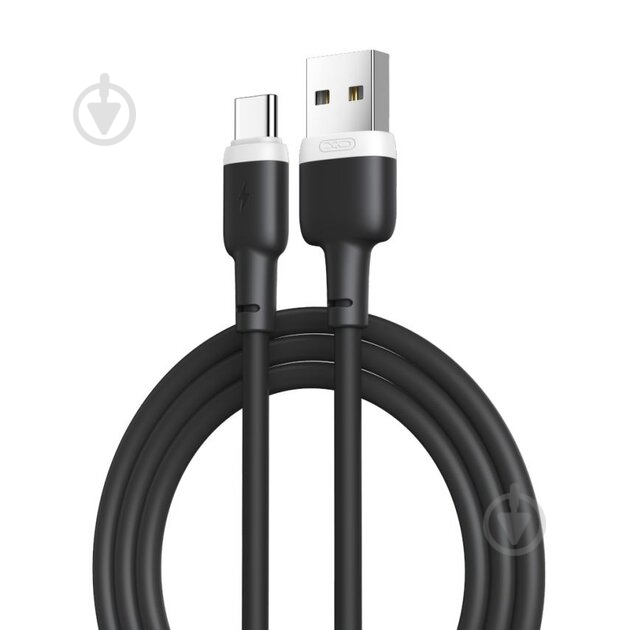 Кабель Xo USB A - L NB208 1 м black - фото 1 Кабель Xo USB A - L NB208 1 м black - фото 1