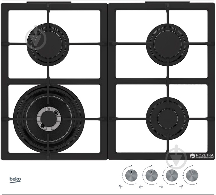 Варочная поверхность газовая Beko HILW64225SW - фото 1
