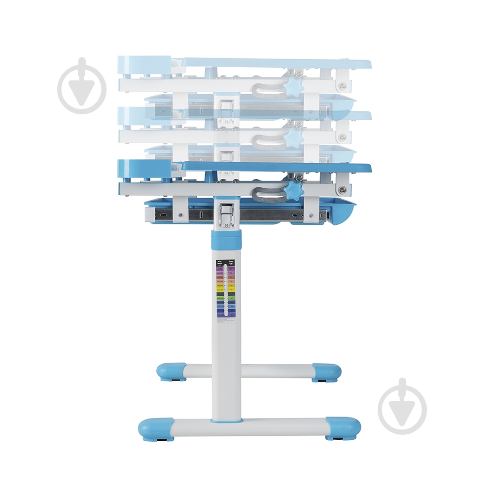 Комплект парта и стул-трансформеры FunDesk Cantare Blue - фото 3 Комплект парта и стул-трансформеры FunDesk Cantare Blue - фото 3