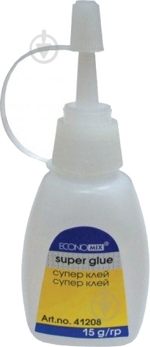 Суперклей 15 г E41208 Economix - фото 1 Суперклей 15 г E41208 Economix - фото 1