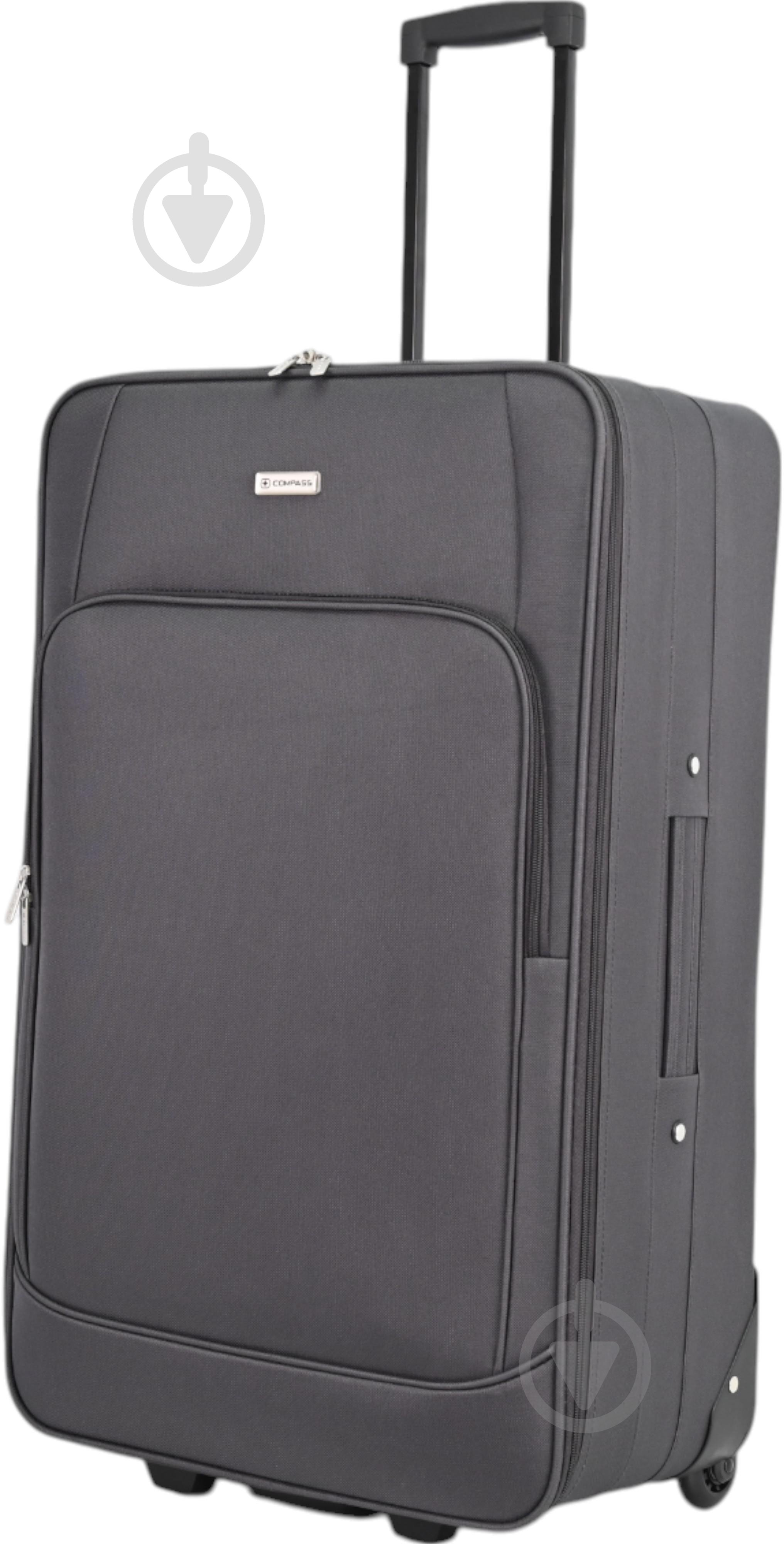 Валіза Compass MS-2502 30 л темно-сірий 36x20x54 см S - фото 2