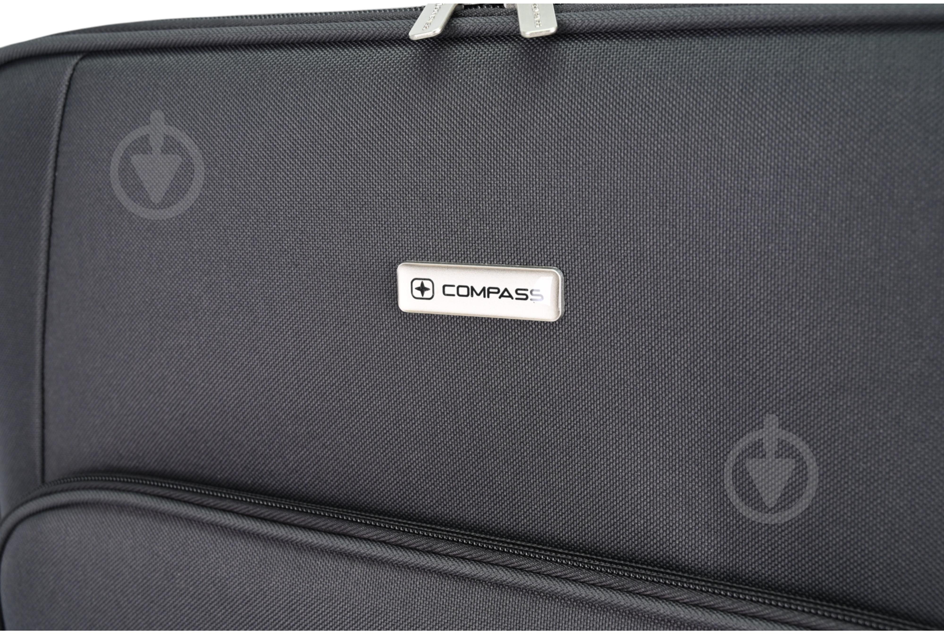 Валіза Compass MS-2502 30 л темно-сірий 36x20x54 см S - фото 4