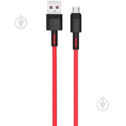 Кабель Xo USB A - Micro B NB-Q166 5A 1 м red - фото 1