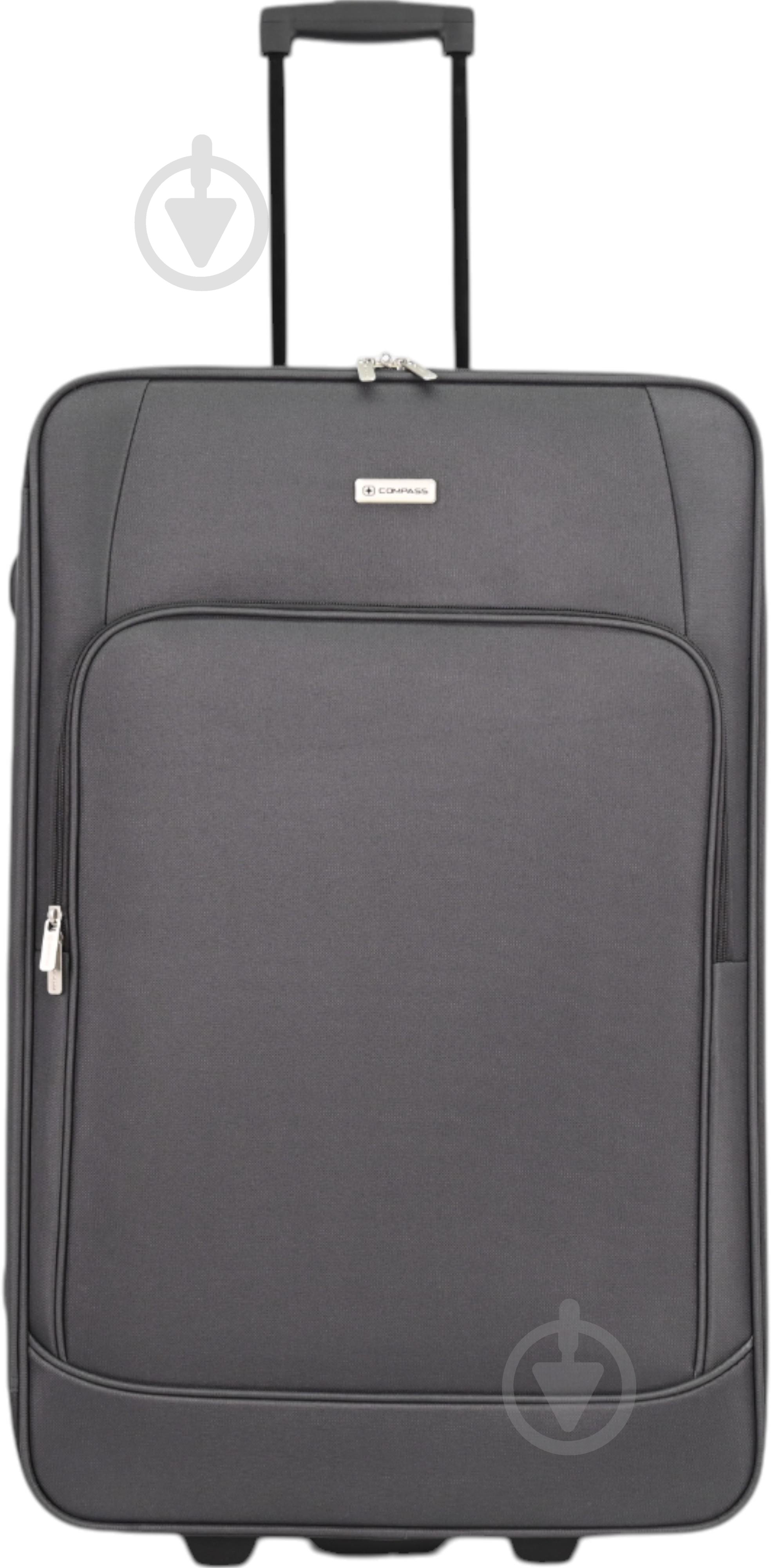 Валіза Compass MS-2502 50 л темно-сірий 41x24x64 см M - фото 1 Валіза Compass MS-2502 50 л темно-сірий 41x24x64 см M - фото 1