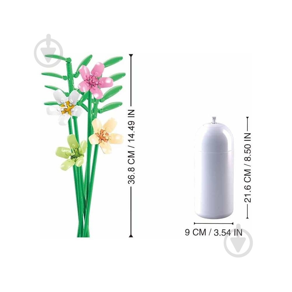 Конструктор Sluban Фрезия M38-B1101-13 - фото 2