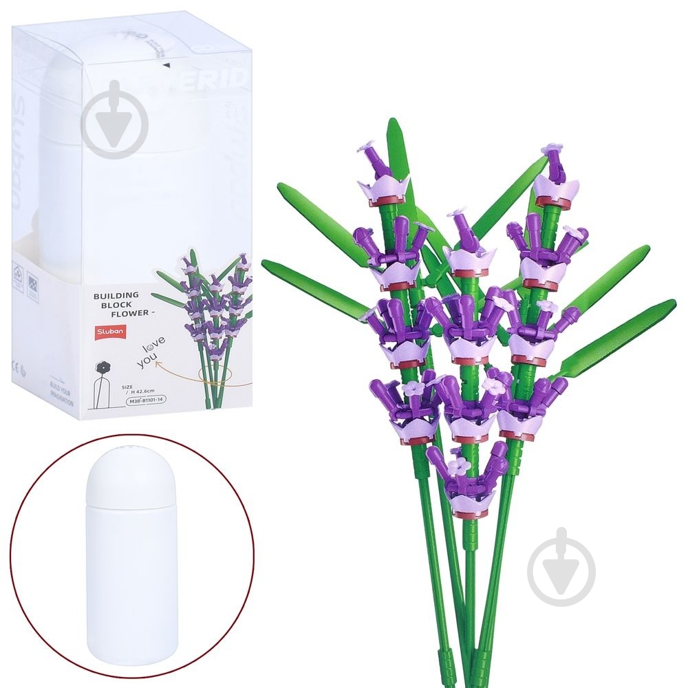 Конструктор Sluban Лаванда M38-B1101-14 - фото 1 Конструктор Sluban Лаванда M38-B1101-14 - фото 1