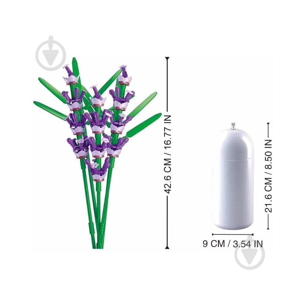 Конструктор Sluban Лаванда M38-B1101-14 - фото 2 Конструктор Sluban Лаванда M38-B1101-14 - фото 2