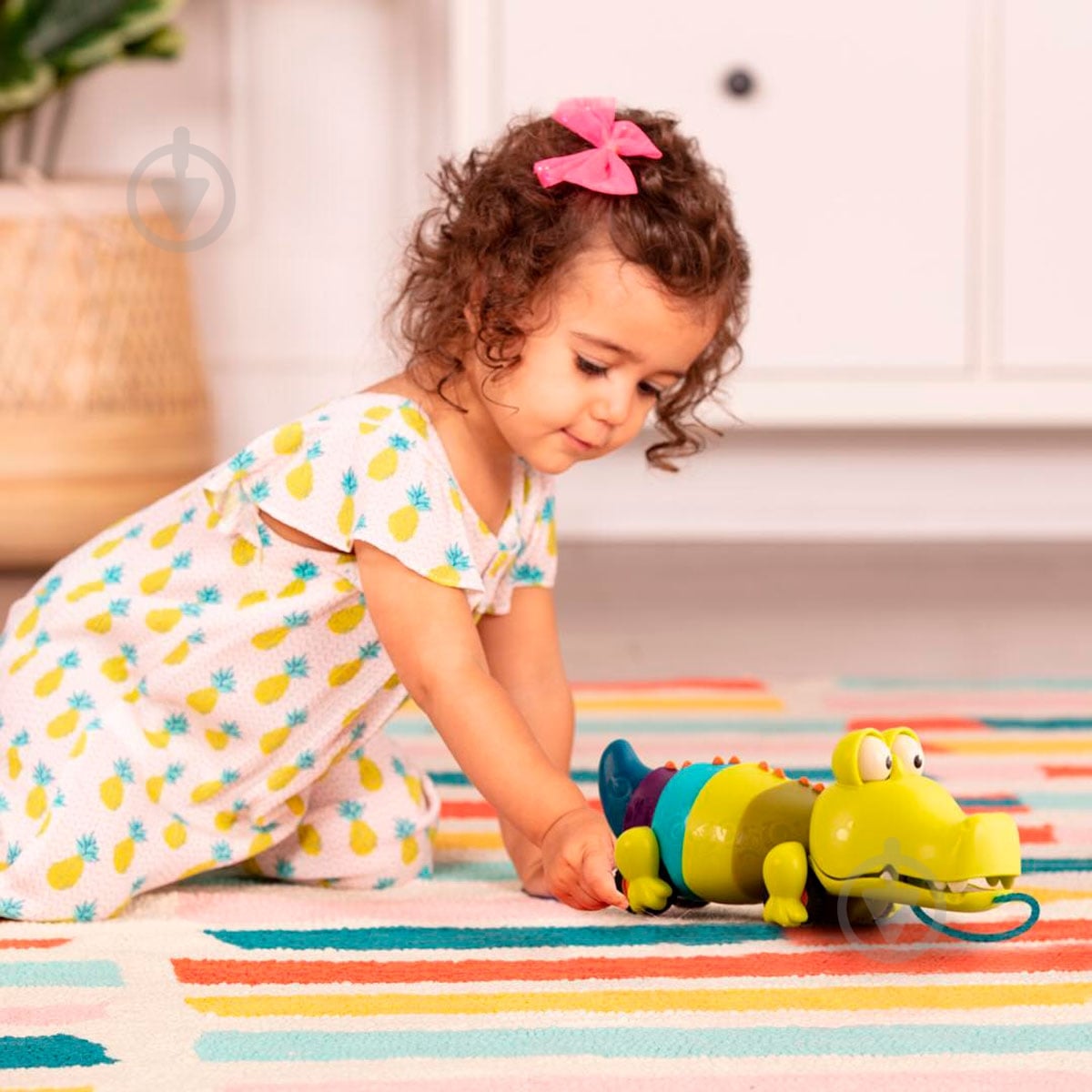 Игрушка-каталка Battat Крокодил Клац-Клаус BX1674Z - фото 5